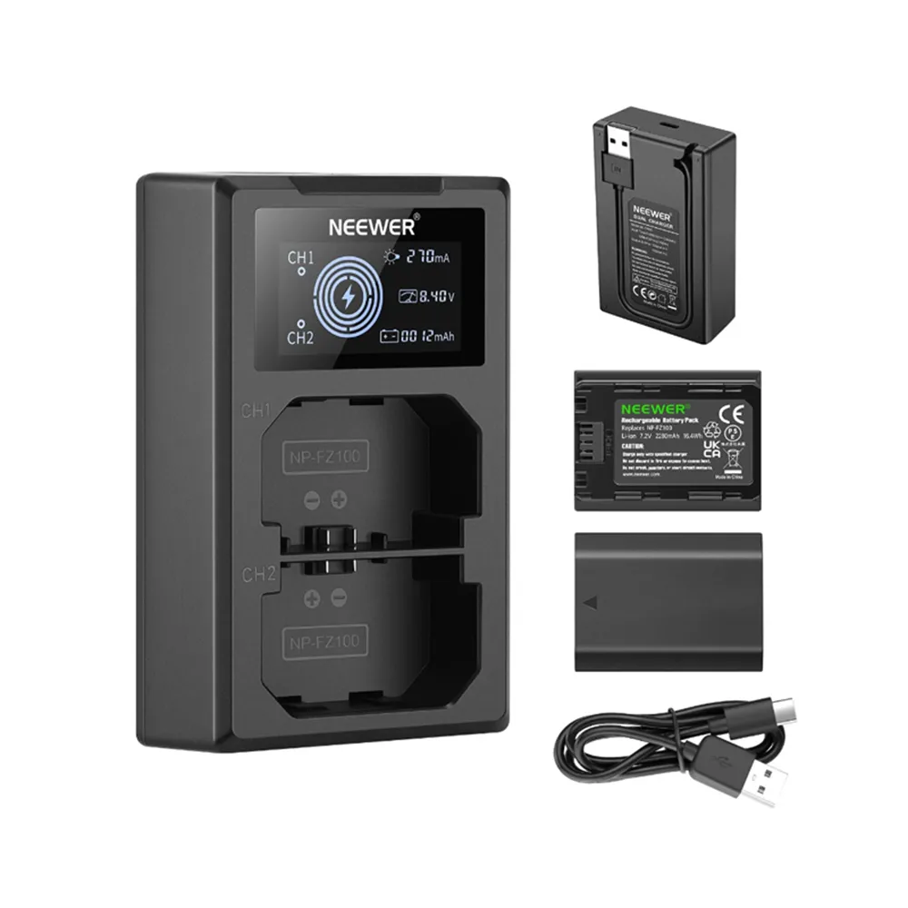 Neewer NP-FZ100 Dual Charger-ov